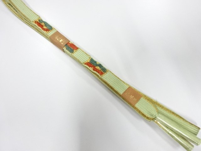 JAPANESE KIMONO / UNUSED KOREI HAND-TIED OBIJIME